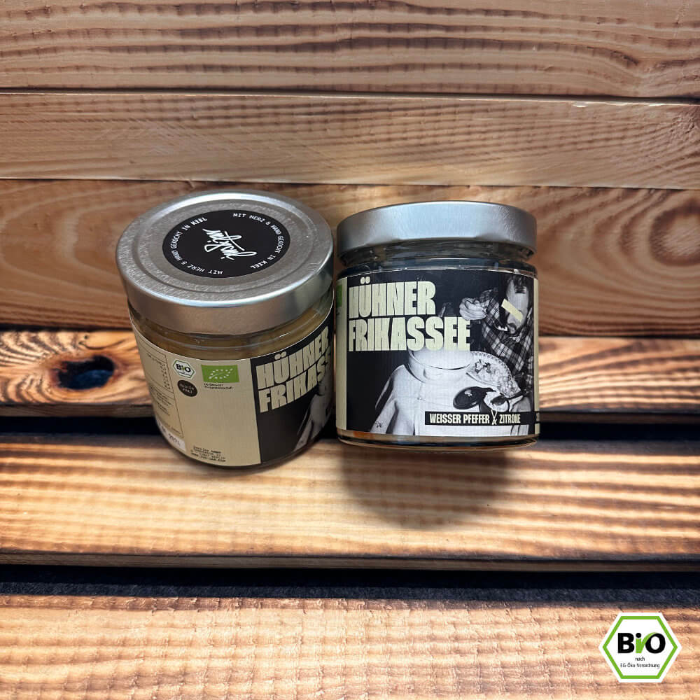 Hühnerfrikassee - Jus&Jar